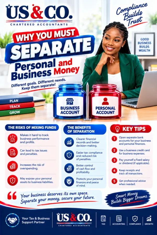 Why You Must Separate Personal and Business Money